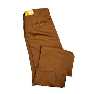 Vintage Day’s Young Adult Leisure Pants Men 38 Rust Brown 70s NWT Wide Leg Disco